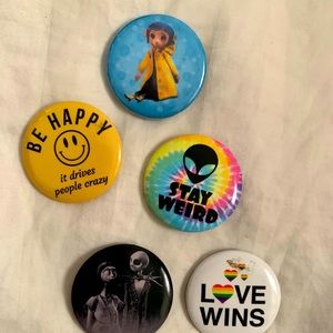 Inspired Button Pins